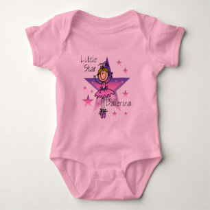 Body Para Bebé Bailarina Little Star - Cabello Rubio