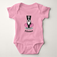 Bailarina Princesa Ballet Boston Terrier (negro)