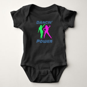 Body Para Bebé Baile - Chicas de poder de Retro Dancin