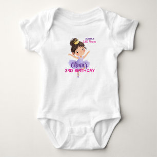 Body Para Bebé Baile de la Princesita Morada
