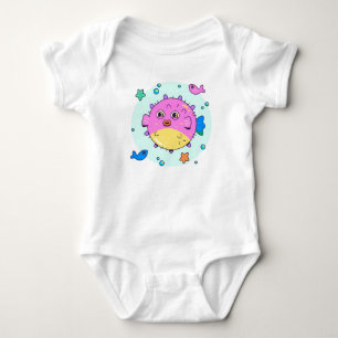 Body Para Bebé Bajo el mar Fish Adventure Baby Bodysuit