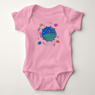 Body Para Bebé Bajo el mar Fish Adventure Baby Bodysuit