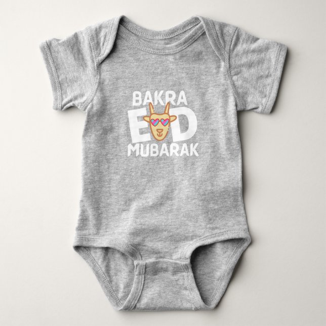Body Para Bebé Bakra Eid Mubarak (Anverso)