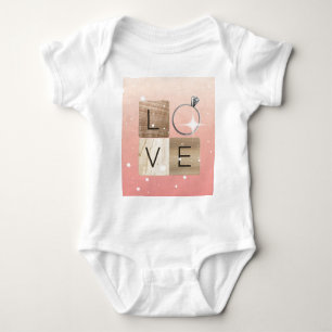 Body Para Bebé Baldosas L-o-v-e
