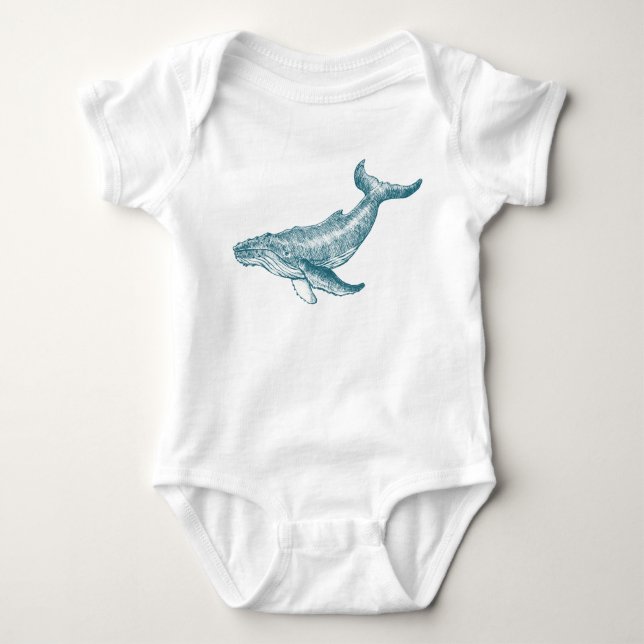 Body Para Bebé baleine (Anverso)