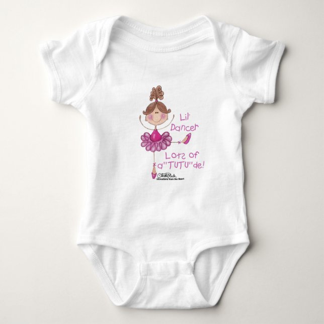 Body Para Bebé Ballerina con ATUTUde (Anverso)