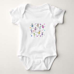 Body Para Bebé Ballerina Dance T-Shirt