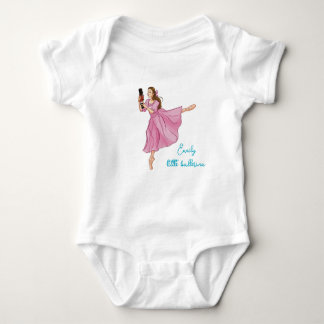 Body Para Bebé Ballerina - Nombre personalizado