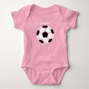 Body Para Bebé Balón de Fútbol Personalizado Bebé Deportes Lindos
