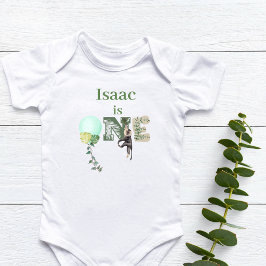 Body Para Bebé Balón personalizado Traje de bebé al primer cumple