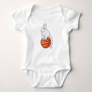 Body Para Bebé Baloncestista Bunny