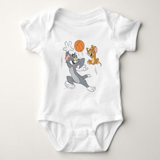 Body Para Bebe Baloncesto 1 De Tom Y Jerry Zazzle Es