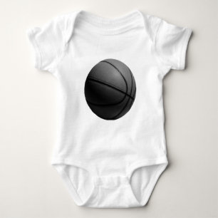 Body Para Bebé Baloncesto blanco y negro
