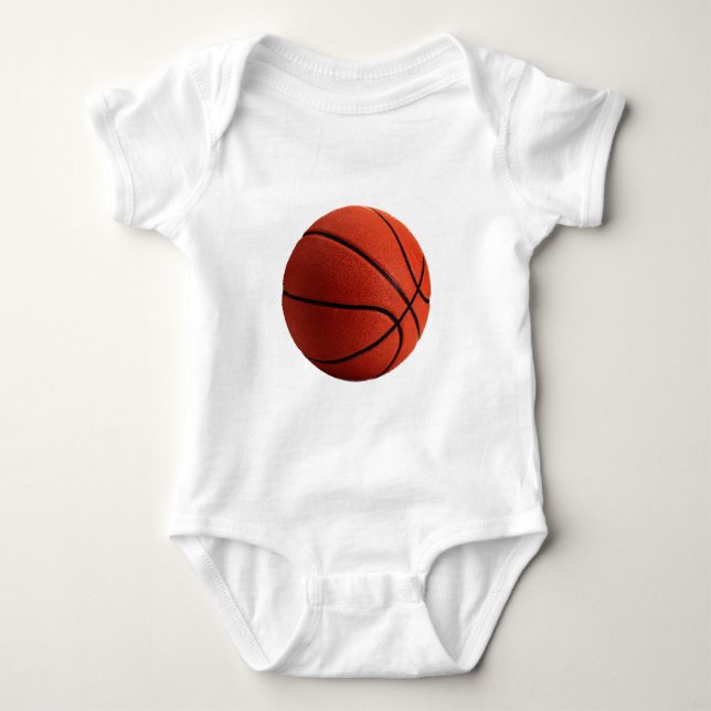 Body Para Bebé Baloncesto de estilo moderno (Anverso)