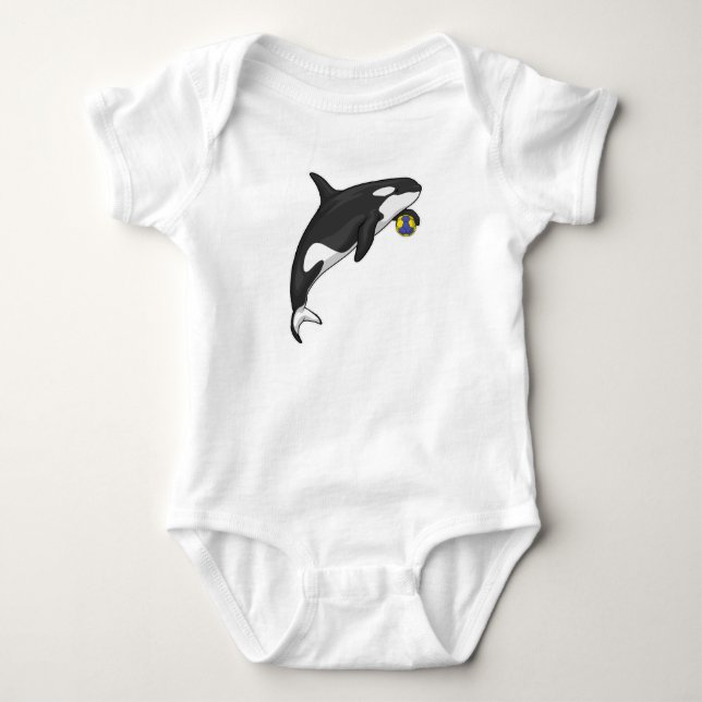 Body Para Bebé Balonmano Orca (Anverso)