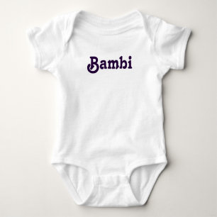 Body Para Bebé Bambi