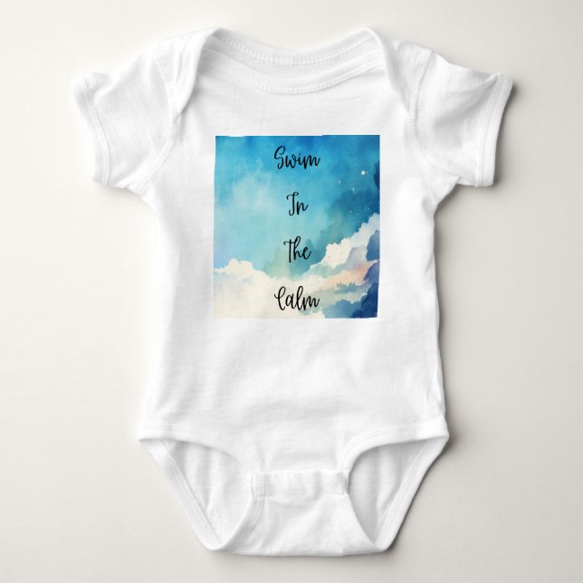 Body Para Bebé Bañarse Con Tranquilidad (Anverso)