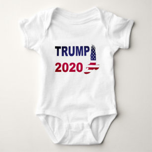 Body Para Bebé Bandera 2020 de Donald Trump American Eagle
