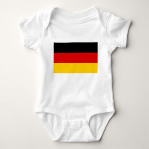 Body Para Bebé Bandera alemana (Alemania)