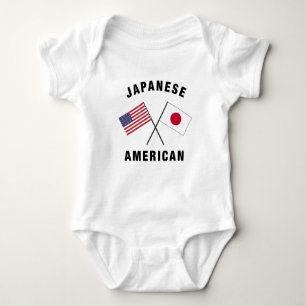 Body Para Bebé Bandera americana japonesa