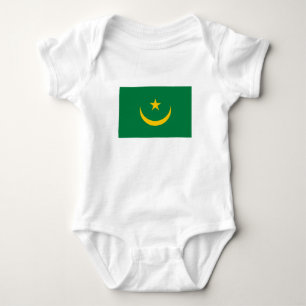 Body Para Bebé Bandera antigua de Mauritania