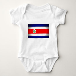 Body Para Bebé Bandera costarricense estilizada