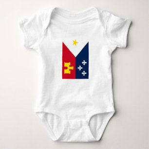 Body Para Bebé Bandera de Acadiana