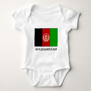 Body Para Bebé Bandera de Afganistán