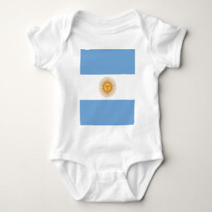 Body Para Bebé Bandera de Argentina