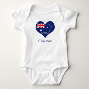 Body Para Bebé Bandera de Australia
