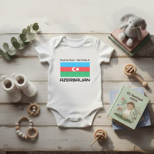 Body Para Bebé Bandera de Azerbaiyán (Subido por el creador)