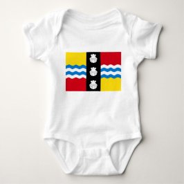 Body Para Bebé Bandera de Bedfordshire Baby Bodysuit