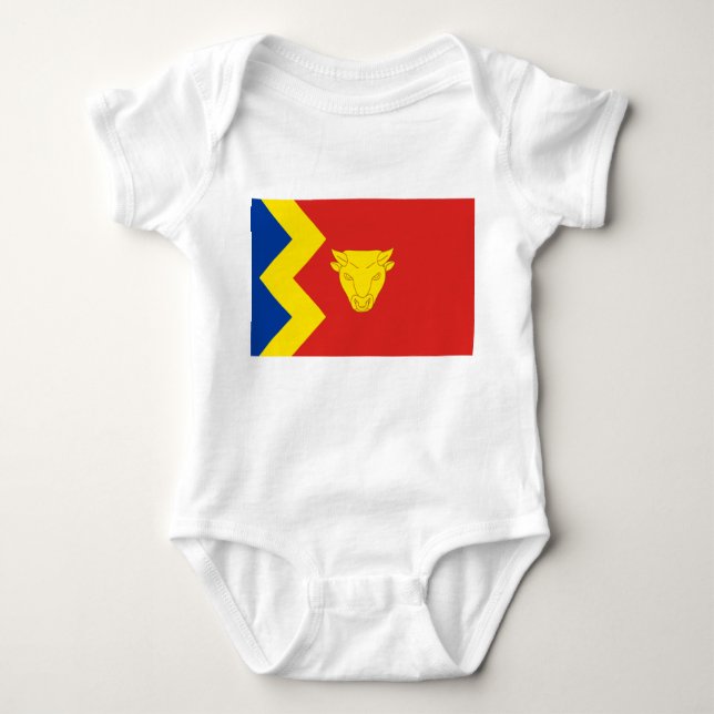 Body Para Bebé Bandera de Birmingham City (Anverso)