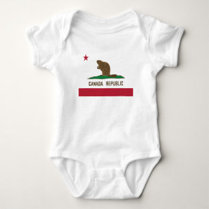 Body Para Bebé Bandera de California en Canadá