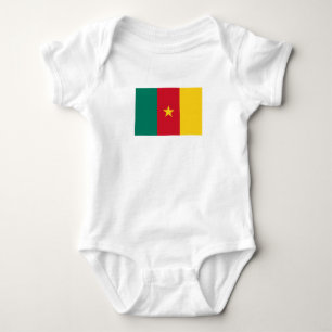 Body Para Bebé Bandera de Camerún Patriótico