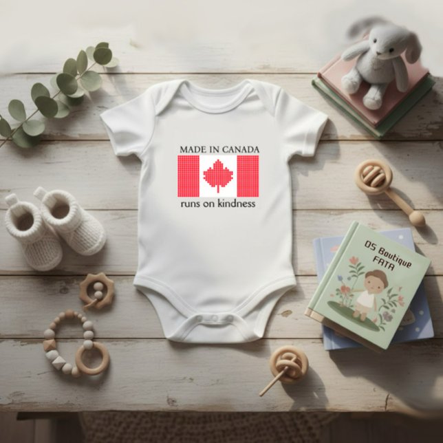 Body Para Bebé Bandera de Canadá (Subido por el creador)