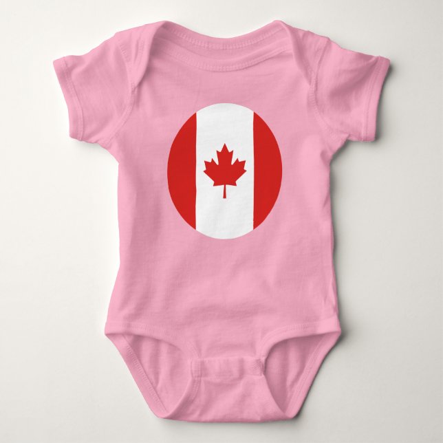 Body Para Bebé Bandera de Canadá-20240 (Anverso)