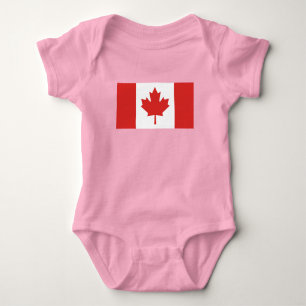 Body Para Bebé Bandera de Canadá-27098