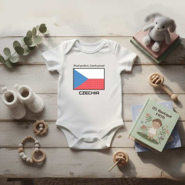 Body Para Bebé Bandera de Checia (Subido por el creador)
