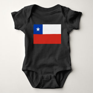 Body Para Bebé Bandera de Chile