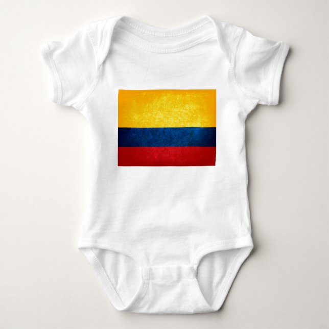 Body Para Bebé Bandera de Colombia (Anverso)