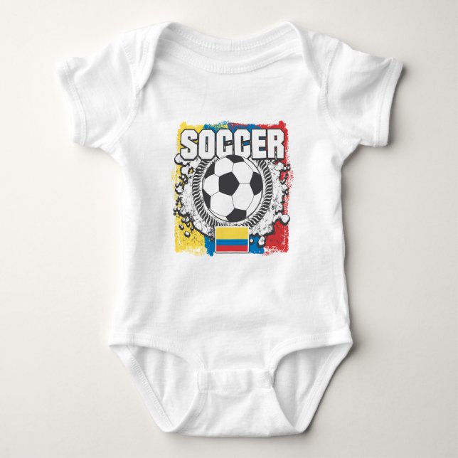 Body Para Bebé Bandera de Columbia (Anverso)