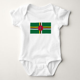 Body Para Bebé Bandera de Dominica