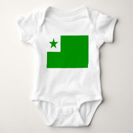 Body Para Bebé Bandera de esperanto