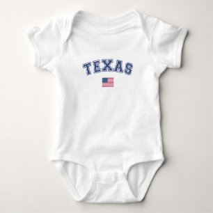 Body Para Bebé Bandera de Estados Unidos de Texas
