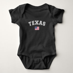 Body Para Bebé Bandera de Estados Unidos de Texas