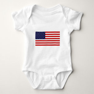 Body Para Bebé Bandera de Estados Unidos - ¡Estrellas y rayas!