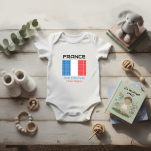 Body Para Bebé Bandera de Francia