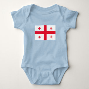 Body Para Bebé Bandera de Georgia