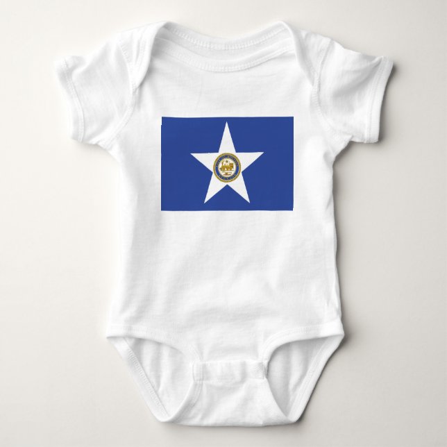Body Para Bebé Bandera de Houston (Texas) (Anverso)